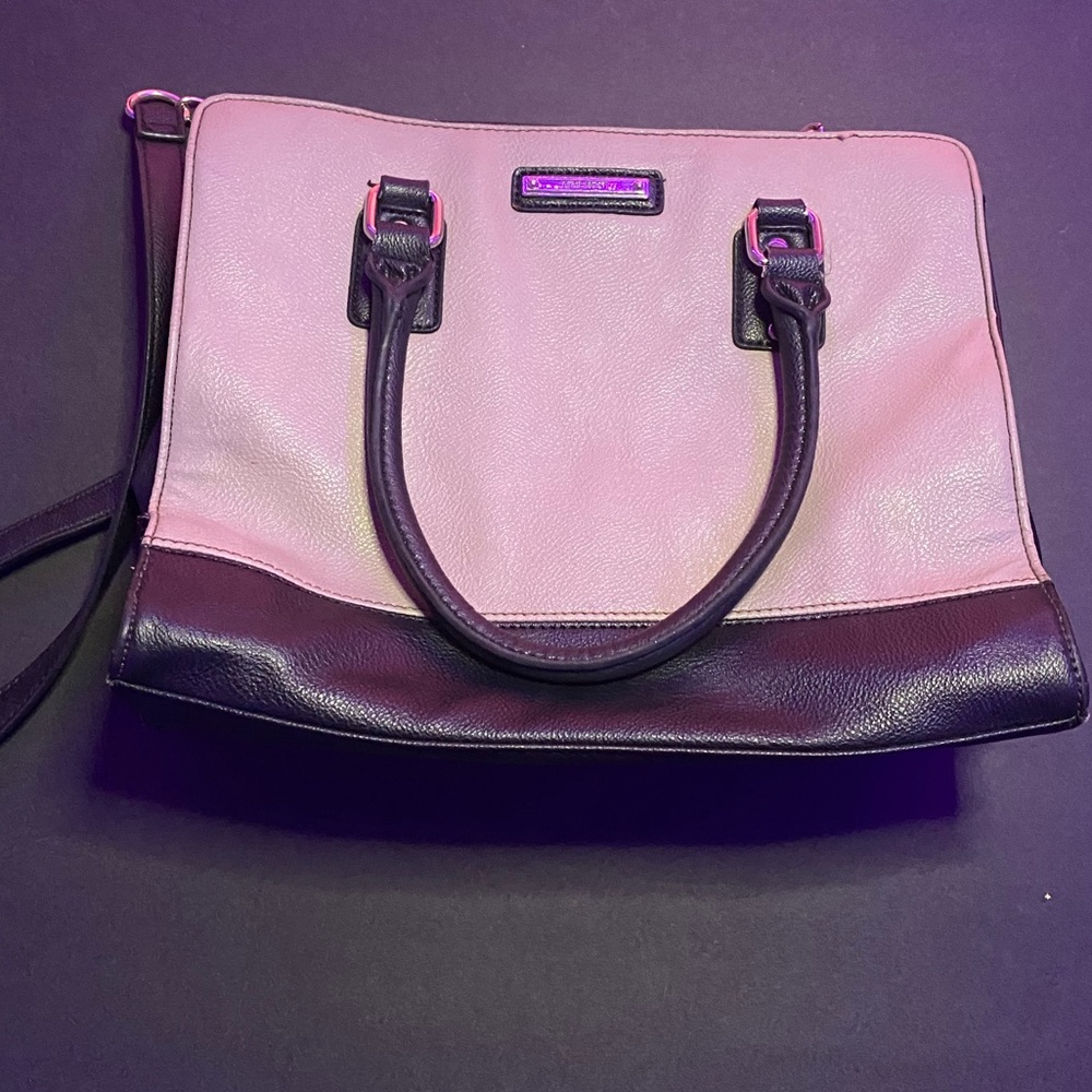 Nine west cream and black bag